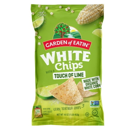 WHITE CHIPS CORN TORTILLA CHIPS LIME