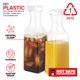 thumbnail image 3 of Jarra de plástico para zumo Stock Your Home Square de 1,5 L con tapa (juego de 4), 3 of 8