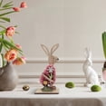 thumbnail image 5 of CoreLiving Wooden Bunny Decor Sign Farmhouse Spring Easter Table Decorations for Home Indoor Rustic Rabbit Centerpiece Mantel Tiered Tray Party Decor 1 Count, 5 of 8