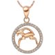 thumbnail image 1 of Rose Gold Zodiac Sign Necklace--Scorpio-Model code13611 Scorpio, 1 of 3