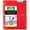 Red, variant on Five Star 2 Pocket Plastic Folder