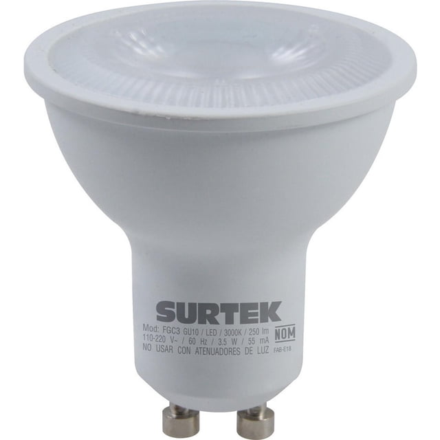 Foco Led Gu10 3.5 W Luz De Día Base Tipo Gu10 Surtek SURTEK FGD3