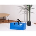 thumbnail image 7 of Unique Bargains Clothes Storage Moving Bags for Closet Organizers Blue 29x13x14.5in, 7 of 7