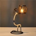 thumbnail image 4 of Girl Shape Candlestick Decorative Candlestick Exquisite Iron Candlestick Abstract Character Candlestick with Hemp Rope Detachable Frame for Bedroom Office Coffee Shop, 4 of 4
