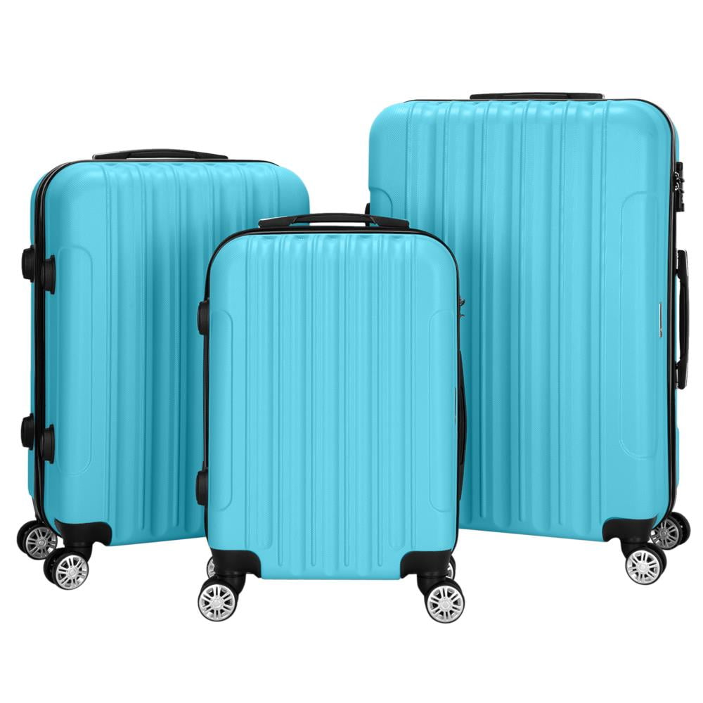 teal hard shell suitcase