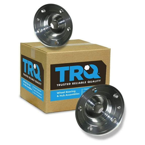 TRQ 5 Lug Front Wheel Hub & Bearing Pair Set for Volvo 850 C70 S70 V70 BHA53444