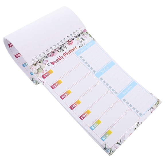 FONDOTIN Spiral Planner Notepad Multi-Color Thick Paper for Writing Use