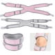 thumbnail image 2 of AOLIKES Protector de rodilla deportivo ajustable, ligero y de alta calidad, protector de rodillas transpirable, color rosa, 2 of 8