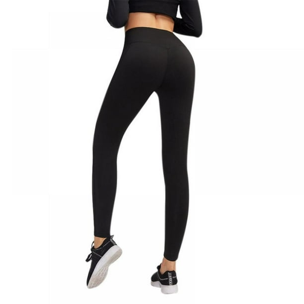 Womens High Waisted Leggings Pack Soft Slim Tummy Control Trousers Yoga  Pants - Walmart.com
