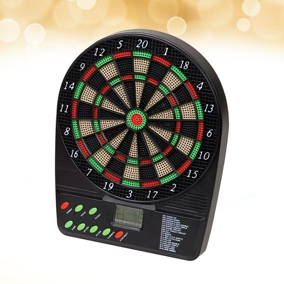 BRIGHTFUFU Electronic Dartboard with Automatic Scoring for Home and Party Games Multi Plastic 18 Games 8 Players