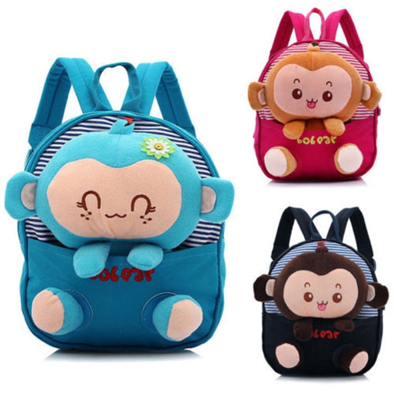 Toddler Kids Baby Animal Cartoon Backpack Schoolbag Preschool Small Shoulder Bag 