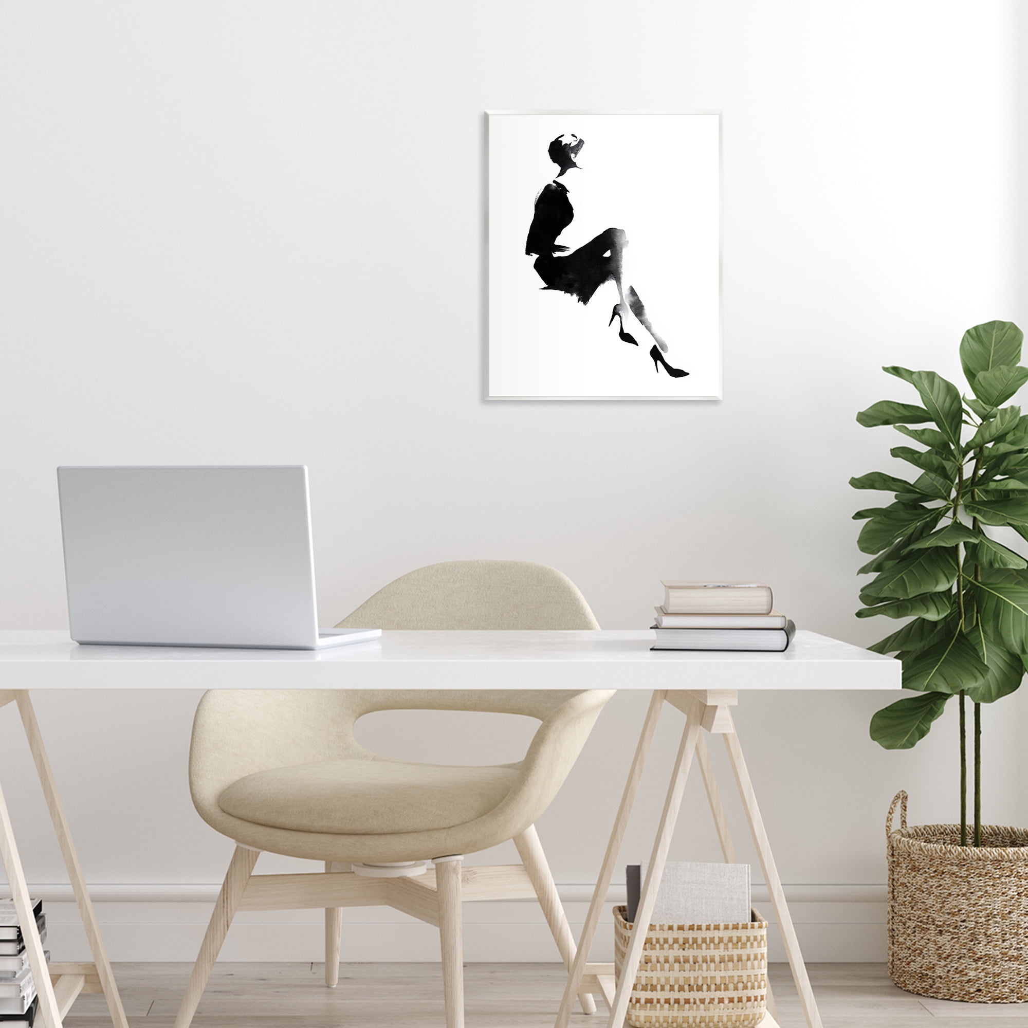 Stupell Industries Chic Silhouette Noir Wall Plaque Art, design by Svetlana Aleynikova