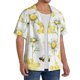 thumbnail image 2 of Fotbe Sweet Honey Camisa Estampada de Manga Corta para Hombre, Casual de Verano, Estilo Playero, Sin Arrugas-Large, 2 of 5