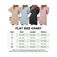 thumbnail image 2 of Deago Women's Knit Long Sleeve Dress Loose Fit Casual Crew Neck Flowy Mini Dresses with Pocket Fall Winter Fashion (Apricot, M), 2 of 10