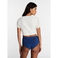 thumbnail image 3 of Kacey Lee Women's Swim Tie Front Coverup Top, Sizes XS-XXL, 3 of 5