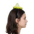 thumbnail image 5 of Hfppkn Plush Traffic Cone Headband Novelty Roadblock Hair Hoop 20cm Yellow, 5 of 7