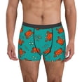 thumbnail image 1 of Fotbe Colorful Crab Calzoncillos Tipo Boxer con Bolsa de Soporte Total para Hombre, X-Temp Fresco, Transpirable y de Secado Rápido-Large, 1 of 5