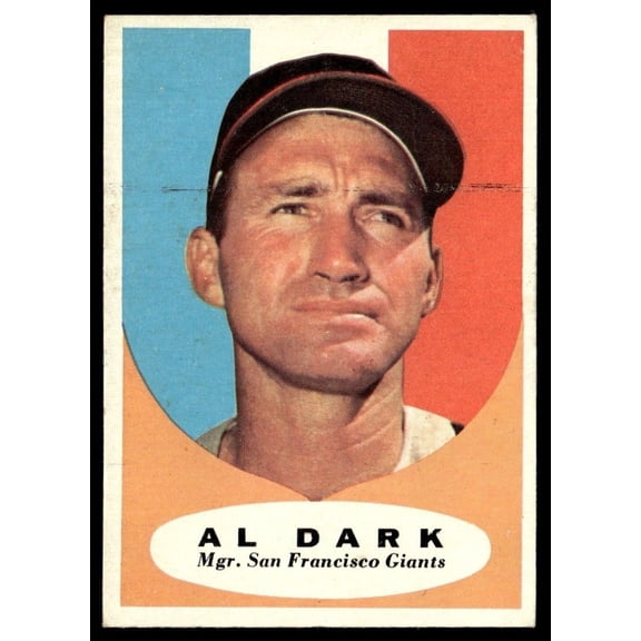 1961 Topps Baseball Card Al Dark San Francisco Giants #220 EX+