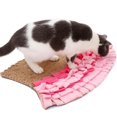 thumbnail image 2 of Alfombrilla de pesca para gato, alfombrilla para snuffle, manta de nariz para jugar, tren de olfado Feliz Sencillez, 2 of 5