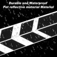 thumbnail image 5 of Unique Bargains Front Fender Arrow Sticker Decoration Motorcycle Warning Reflective Tape Waterproof PET Reflective Material Black 1 Pcs 34 cm x 5.5 cm, 5 of 6