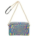 thumbnail image 2 of FORMRS Women Crossbody Purse with Chain Strap Vegan Leather Shoulder Handbag, Psychedelic Pattern, 2 of 7