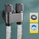 thumbnail image 4 of 1pcs G1/2 1 In Two Out Double Control Washing Machine Faucet Toilet Triangle Valve Toilet Stop Valve Size 6.2*6cm Approx 3 Color, 4 of 11