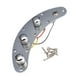 thumbnail image 5 of Placa de cableado de bajo de metal precableada con perilla de interruptor y conector de salida plata, 5 of 9