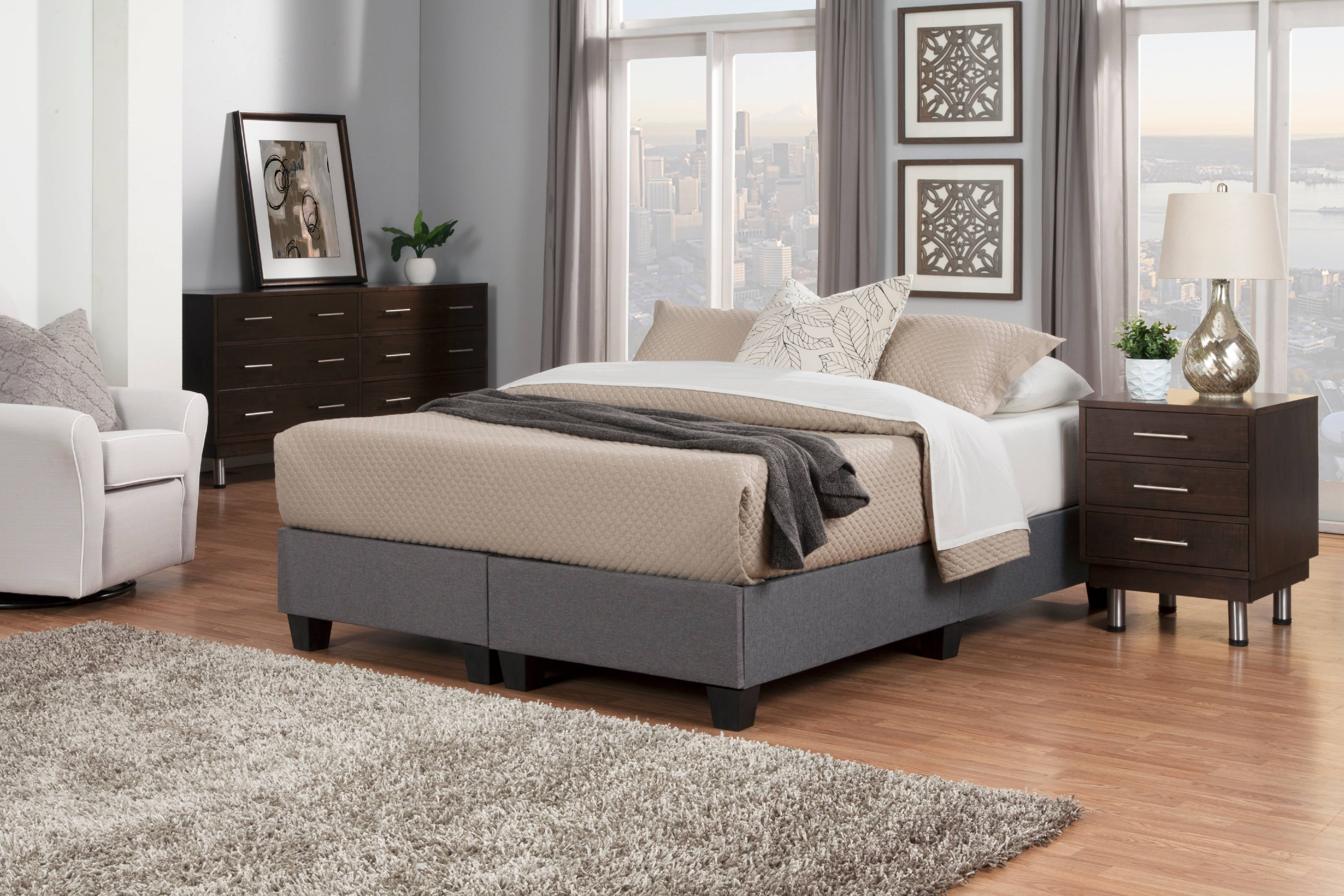 Envision Easy Assemble Upholstered Removable Leg Foundation Envision Easy Assemble Upholstered Removable Leg Foundation Com