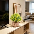 thumbnail image 4 of Clearance Artificial flowers under $10,Artificial Flowers Potted Plants Flowers In POTS Decorate Home Bathroom Kitchen Rustic Table Centerpiece Interior Outdoor Decor, 4 of 9