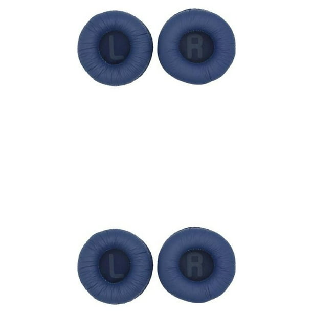 Kearding Reemplazo de cuero de cojín de montaje de almohadillas para auriculares T500BT Azul 2Conjunto