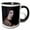 Black/White, variant on 3drose, Portrait of a Whippet, Pr, 11oz Magic Transforming Mug