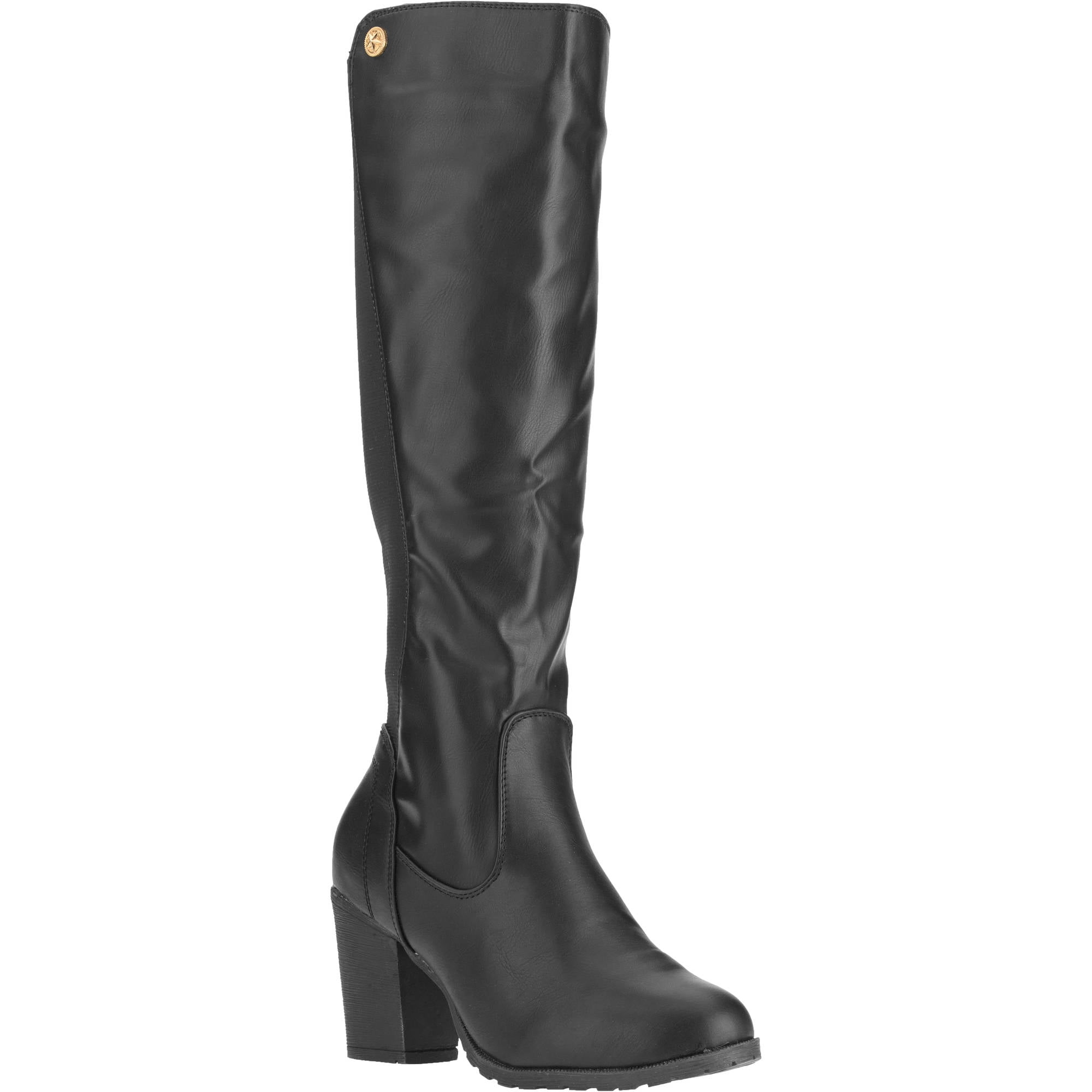 Forever Young Women's Elastic Back Seam Tall Boot - Walmart.com