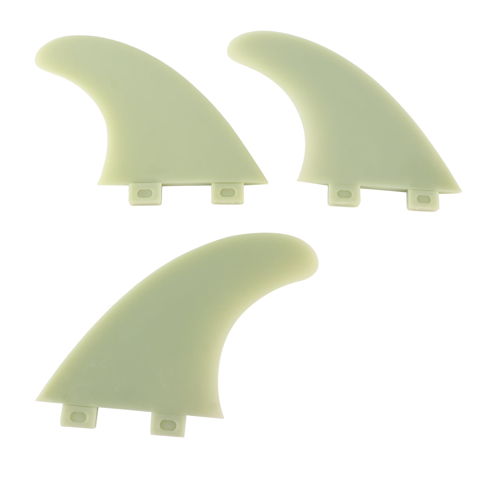 3pcs Surfboard Tail Fin PVC Surf Fins Set Suitable Long Board Surfboard Tail 