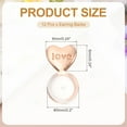 thumbnail image 2 of Uxcell Heart Silicone Earring Lifter, Rubber Earring Back Stopper Secure Replacements for Studs Droopy Ears (Rose Gold, Pack of 12), 2 of 6