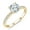 Gold, variant on 1.25CT 925 Sterling Silver Engagement Rings Round Cut Solitaire Cubic Zirconia CZ Wedding Promise Rings for Her Wedding Bands for Women Size 7