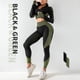 thumbnail image 3 of Conjunto de yoga de punto sin costuras para otoño e invierno, conjunto sexy de tres piezas para fitness y caderas de Lulu, 3 of 5