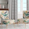 thumbnail image 2 of Designart "Douce Expression Minimaliste" Chaise d'Appoint Moderne Rembourrée Verte - Fauteuil Moderne pour Salon, 2 of 7