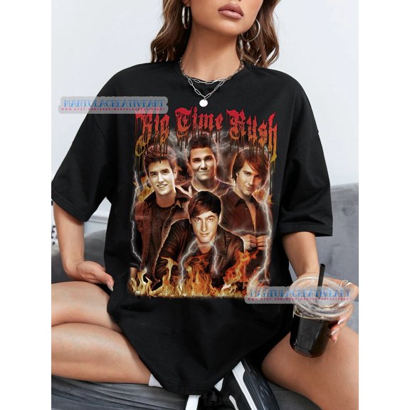 90s Vintage Big Time Rush Band Shirt, Pop Music Shirt