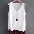 thumbnail image 4 of Dxzfnsa Women Summer Tank Top Eyelet Embroidery 2026 Spring Vacation Sleeveless V Neck Loose Fit Shirt Fashion Casual Clothes S-5XL, 4 of 4