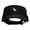Black, variant on Sitting Cat Embroidered Cotton Twill Visor - Light Pink OSFM