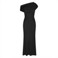 thumbnail image 3 of Njagoc3 Womens One - Shoulder Maxi Dress, Elegant Formal Gown, Wedding Reception & Banquet Wear, 3 of 5