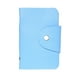 thumbnail image 1 of Cartera de piel sintética para tarjetas de crédito, delgada, para hombre, ideal para viajes, negocios y vacaciones. 20 ranuras. Azul, 1 of 8