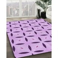 thumbnail image 3 of Ahgly Company Machine Washable Indoor Round Transitional Blossom Pink Area Rugs, 8' Round, 3 of 7