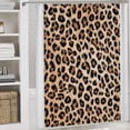 thumbnail image 4 of Colorful Leopard Print 4 Pcs Shower Curtain Set with Rug Bathroom Sets with Waterproof Fabric And Non-Slip Rugs Toilet Lid Cover Bath Mat Decor with Hooks, 4 of 7