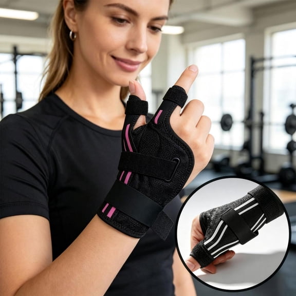 Xingjin Thumb Brace Support for Right or Left Hand, Thumb Spica Splint for Arthritis Pain Trigger Thumb and Tendonitis, Wrist Stabilizer Brace