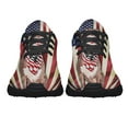 thumbnail image 5 of Pit bull American flag Shoes Sneakers Black Size 11, 5 of 7