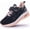 BlackOrange, variant on Kids Tennis Running Airy Shoes Boys Girls Athletic Lightweight Sports Walking Sneakers