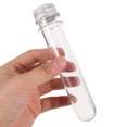 thumbnail image 4 of Shisuyan 20pcs 45ml Clear Plastic Test Tubes PET Cylindrical Containers with Screw Caps for Science Experiments Snacks, 4 of 8