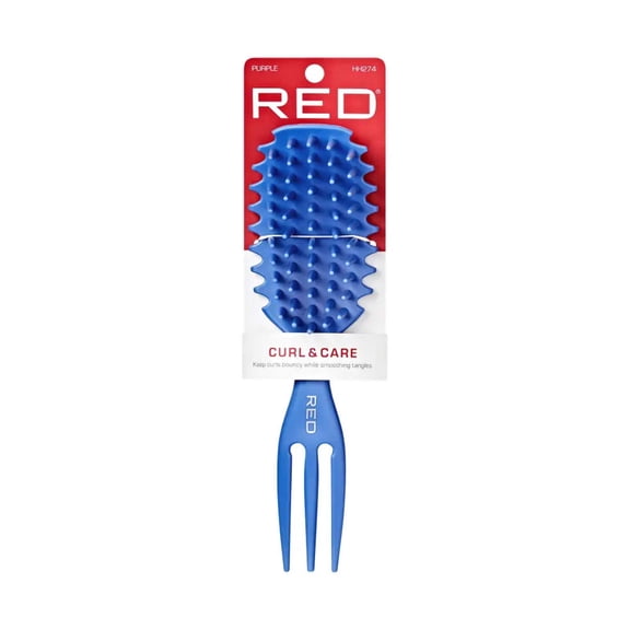 Curl & Care Detangle Brush, Glide Through Knots & Tangles, Gentle on Hair, Massager