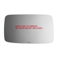 thumbnail image 3 of Fits 94-98 Jetta/Golf, 95-98 Cabrio Left Driver Mirror Glass Replacement Clear Lens w/Adhesive USA, 3 of 6